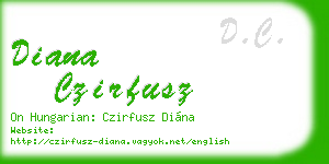 diana czirfusz business card